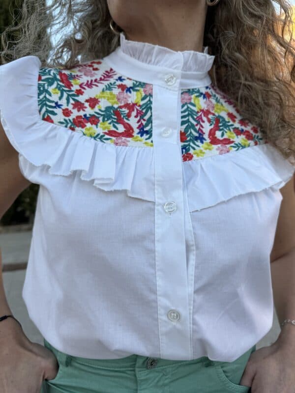 BLUSA BORDADA BLANCA