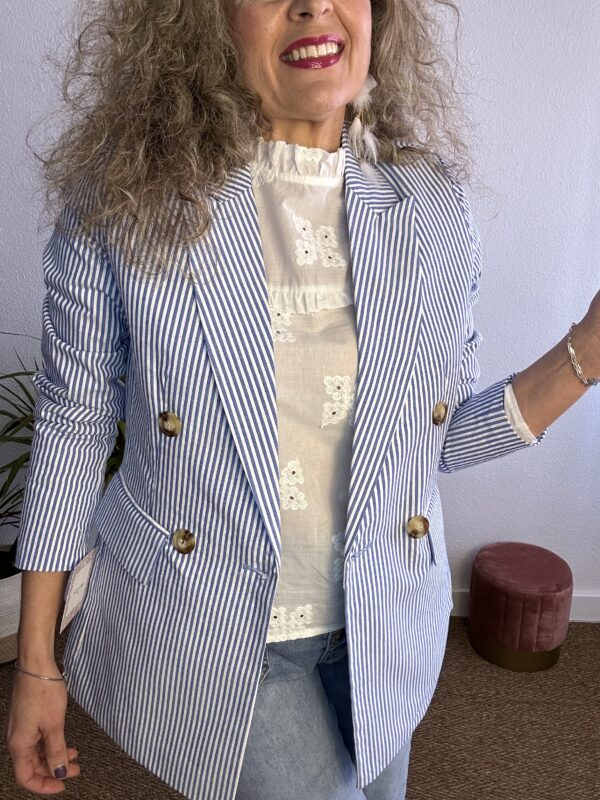 Chaqueta lista marine - Imagen 5