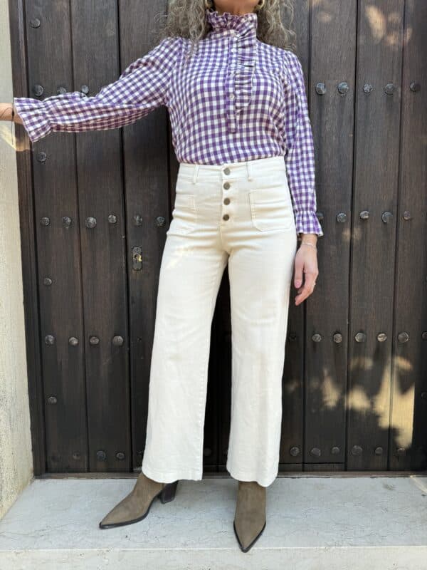 PANTALÓN VAQUERO BEIGE