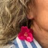 Pendiente flor Rosa