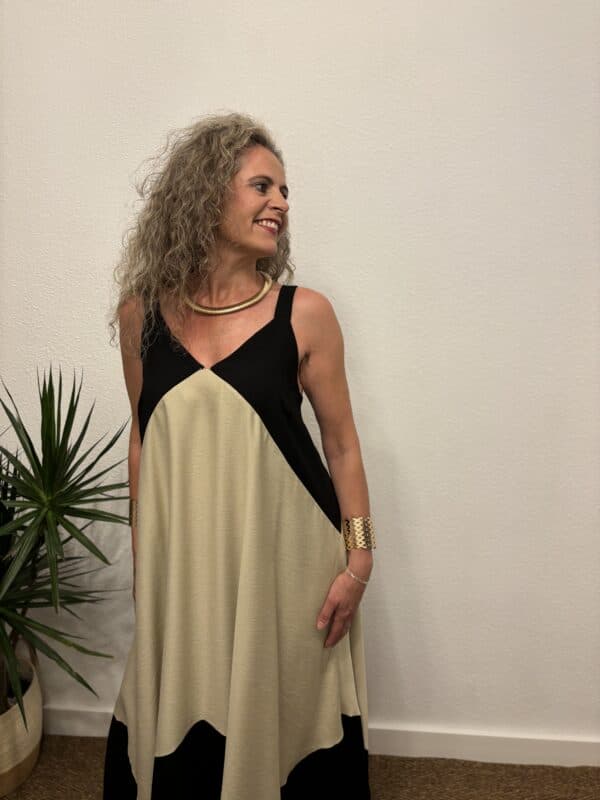 Vestido Amira beige - Imagen 4