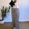 Falda satinada animal print - Imagen 3