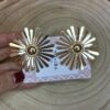 Pendientes girasol