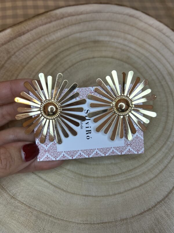 Pendientes girasol