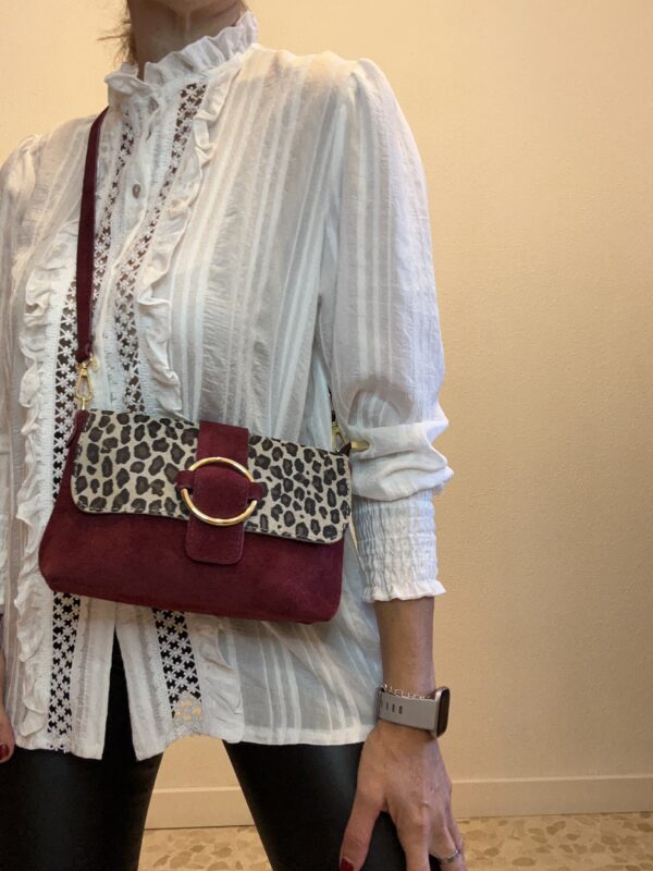 Bolso burgundy - Imagen 4