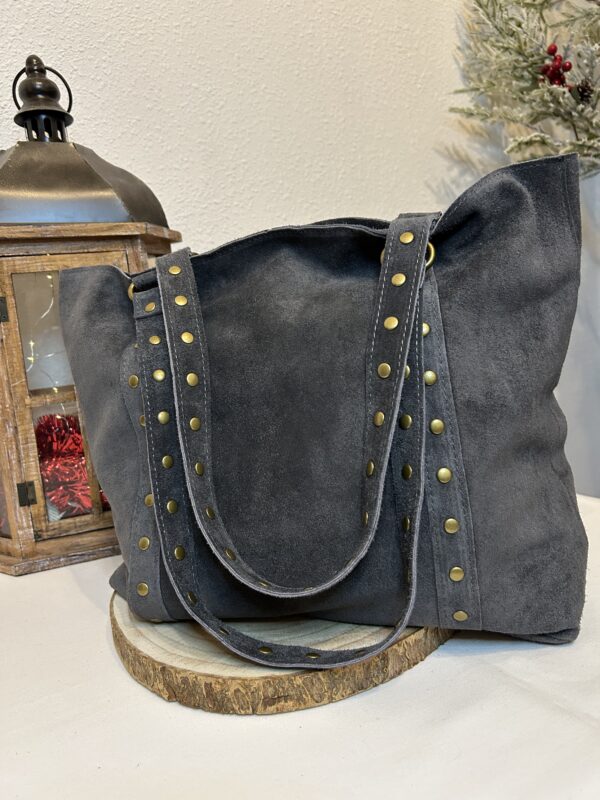 Bolso Gris serraje - Imagen 2