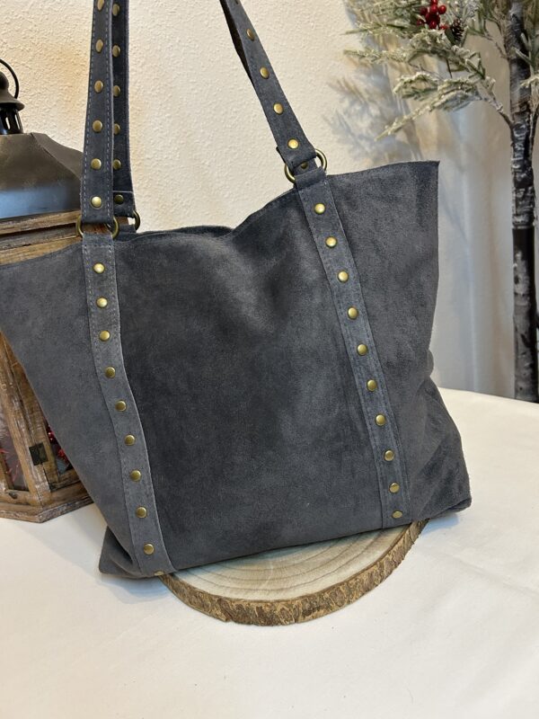 Bolso Gris serraje - Imagen 3