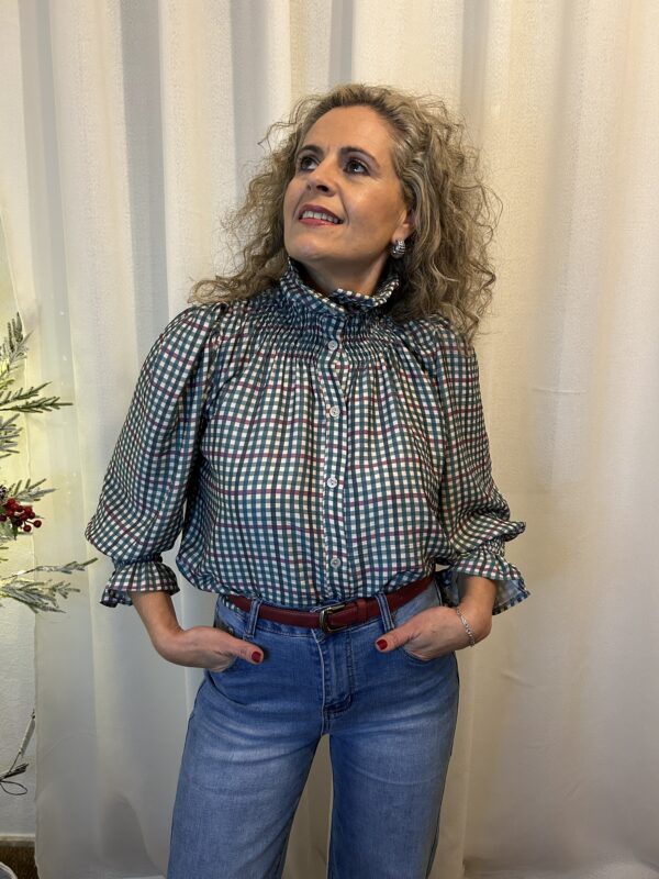Blusa Sofía Verde - Imagen 2