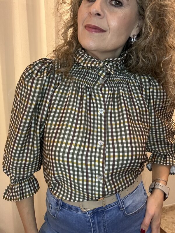 Blusa Sofía Marrón - Imagen 2