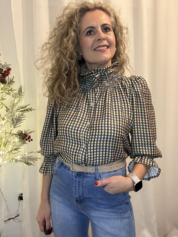 Blusa Sofía Marrón