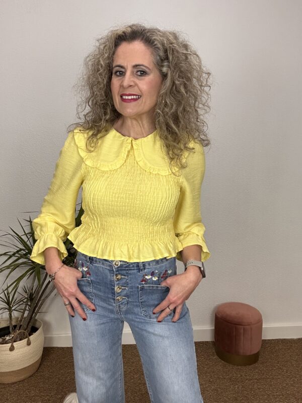 Blusa Berta amarilla - Imagen 4