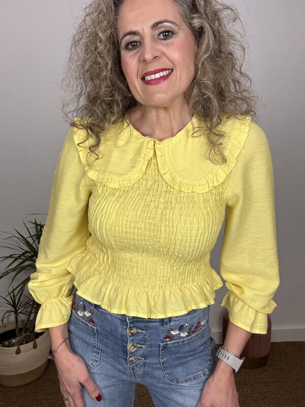 Blusa Berta amarilla