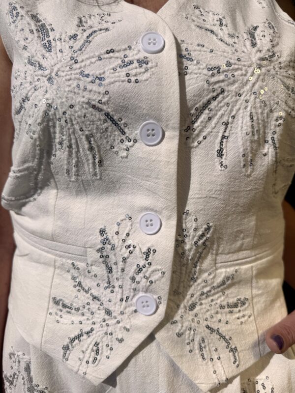 Conjunto Blanco  Strass - Imagen 4
