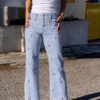 Pantalón vichy azul