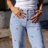 Pantalón vichy azul - Imagen 2