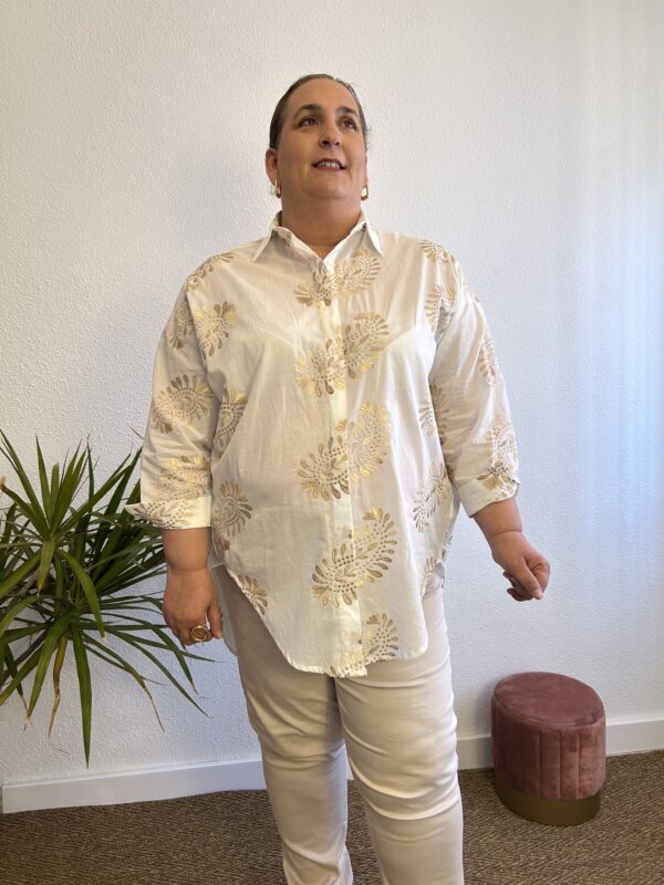 Camisa bordada Carolina