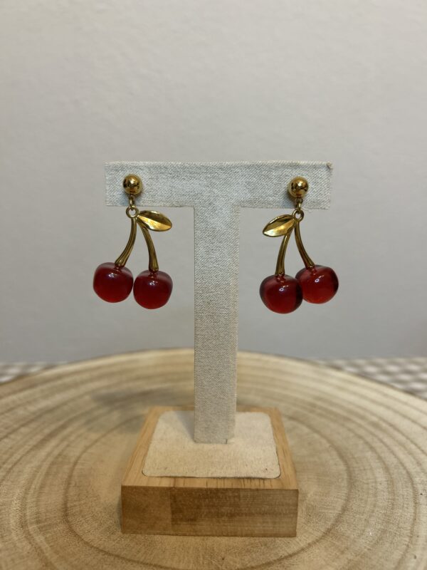 Pendientes Cerezas