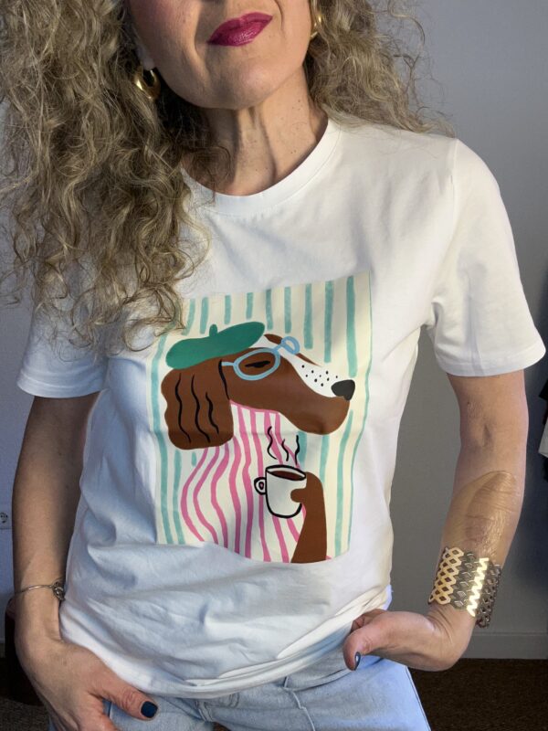 Camiseta dog verde - Imagen 5