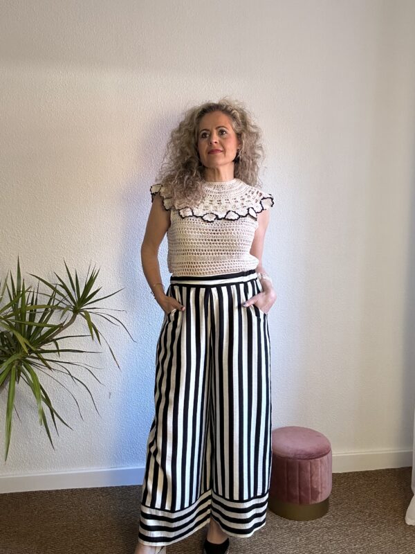 Pantalón Rayas Negro - Imagen 3