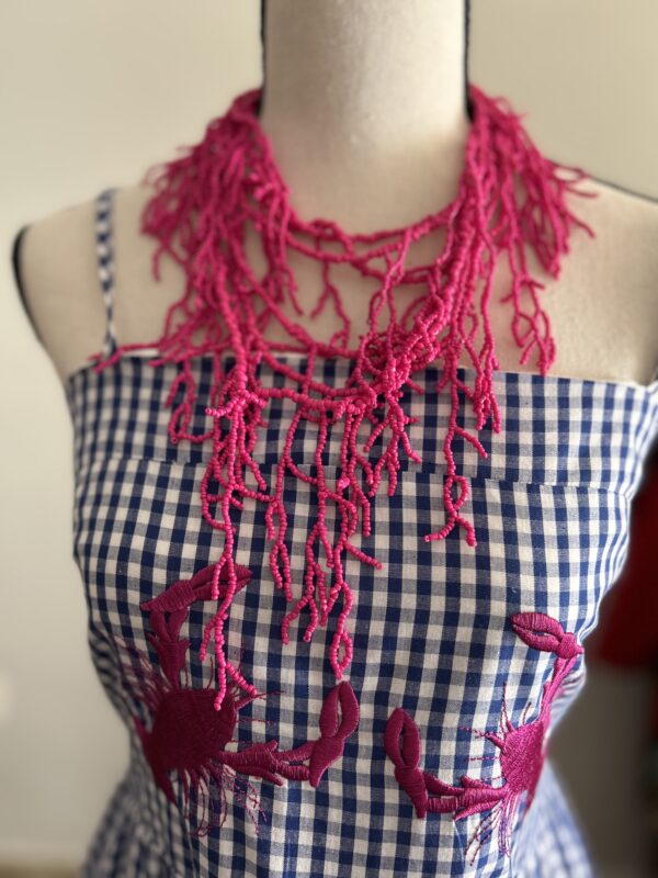 Collar fucsia - Imagen 2