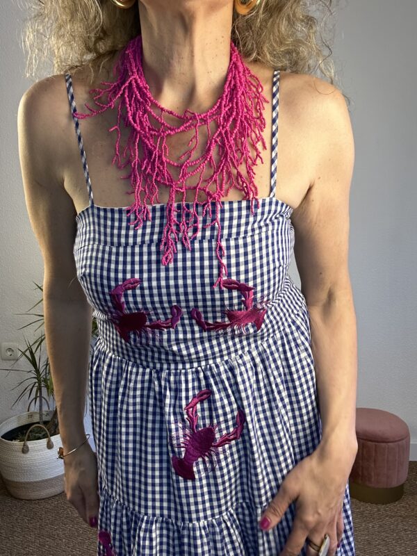 Collar fucsia - Imagen 3