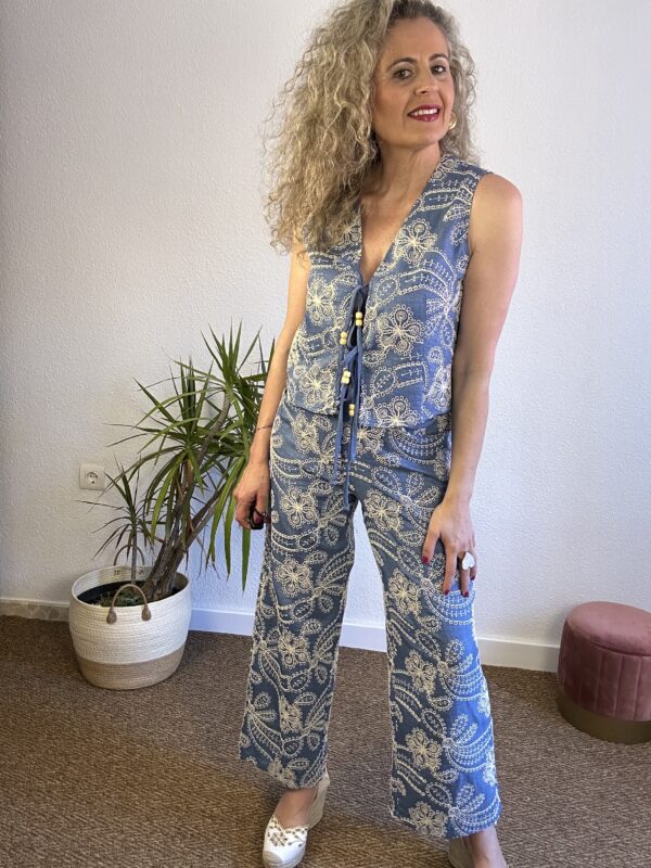 Conjunto Malta azul