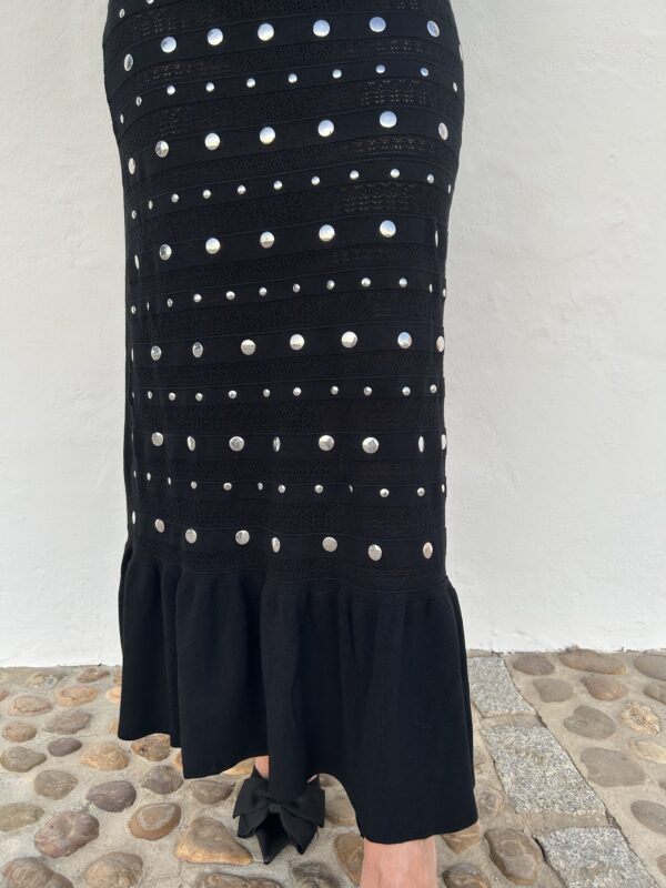 Vestido Tacha negro - Imagen 5