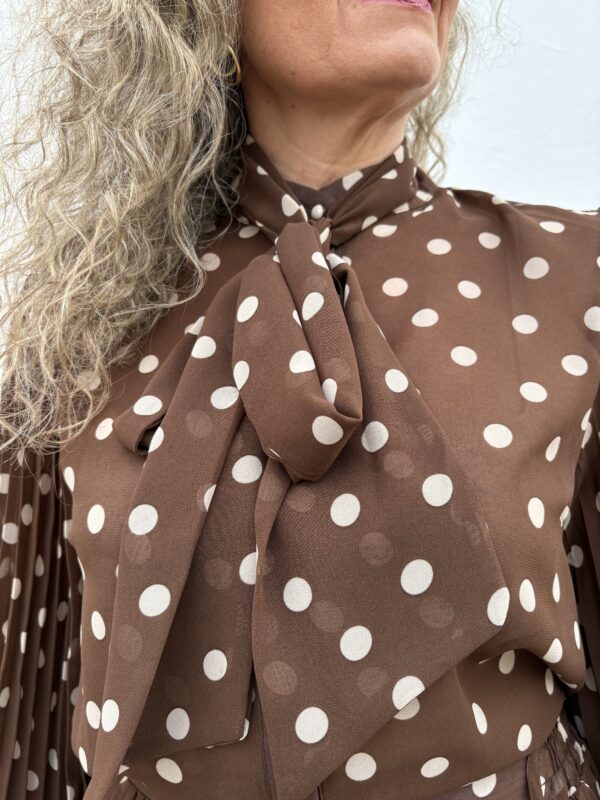 Conjunto lunares chocolate - Imagen 3