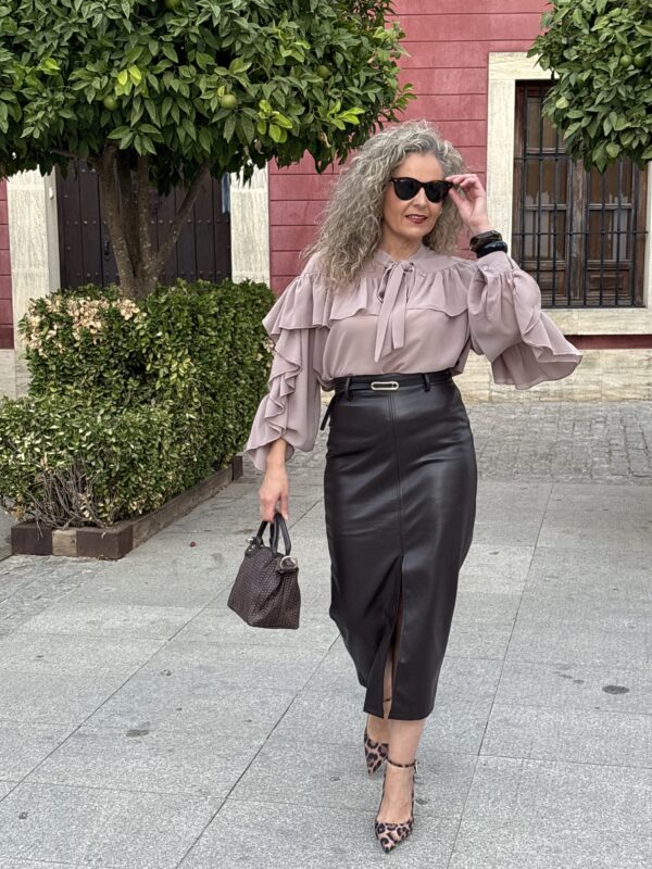 Blusa Nude Volantes - Imagen 5