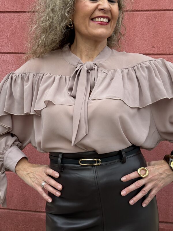 Blusa Nude Volantes - Imagen 6