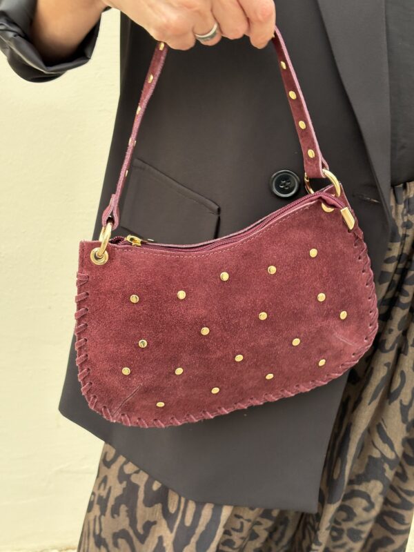 Bolso Burdeos Tacha