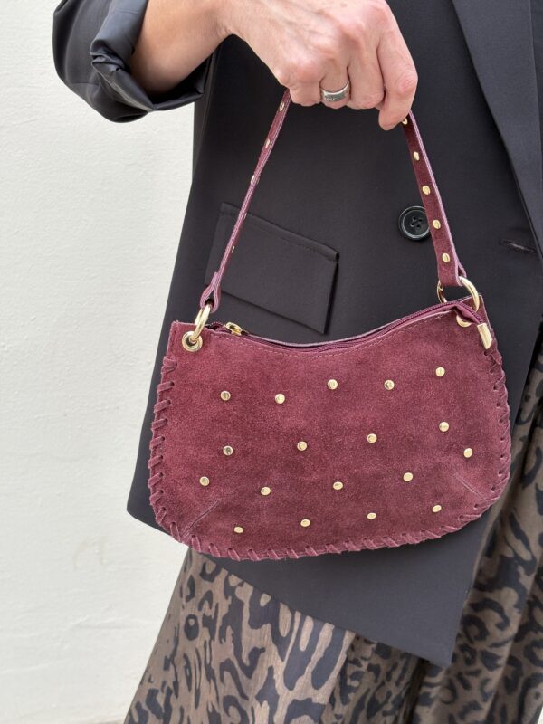 Bolso Burdeos Tacha - Imagen 3